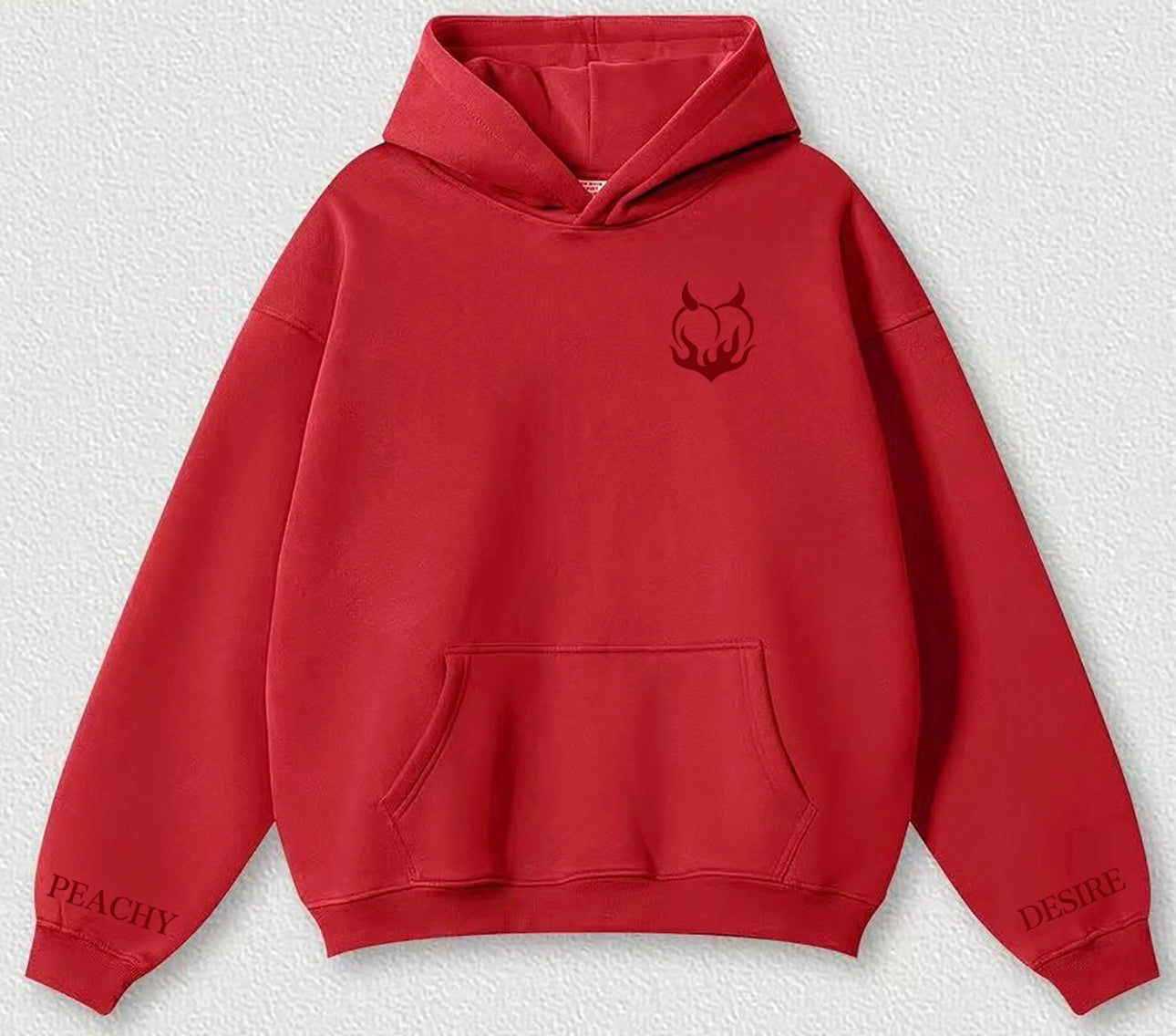 Luxe Peach Hoodie