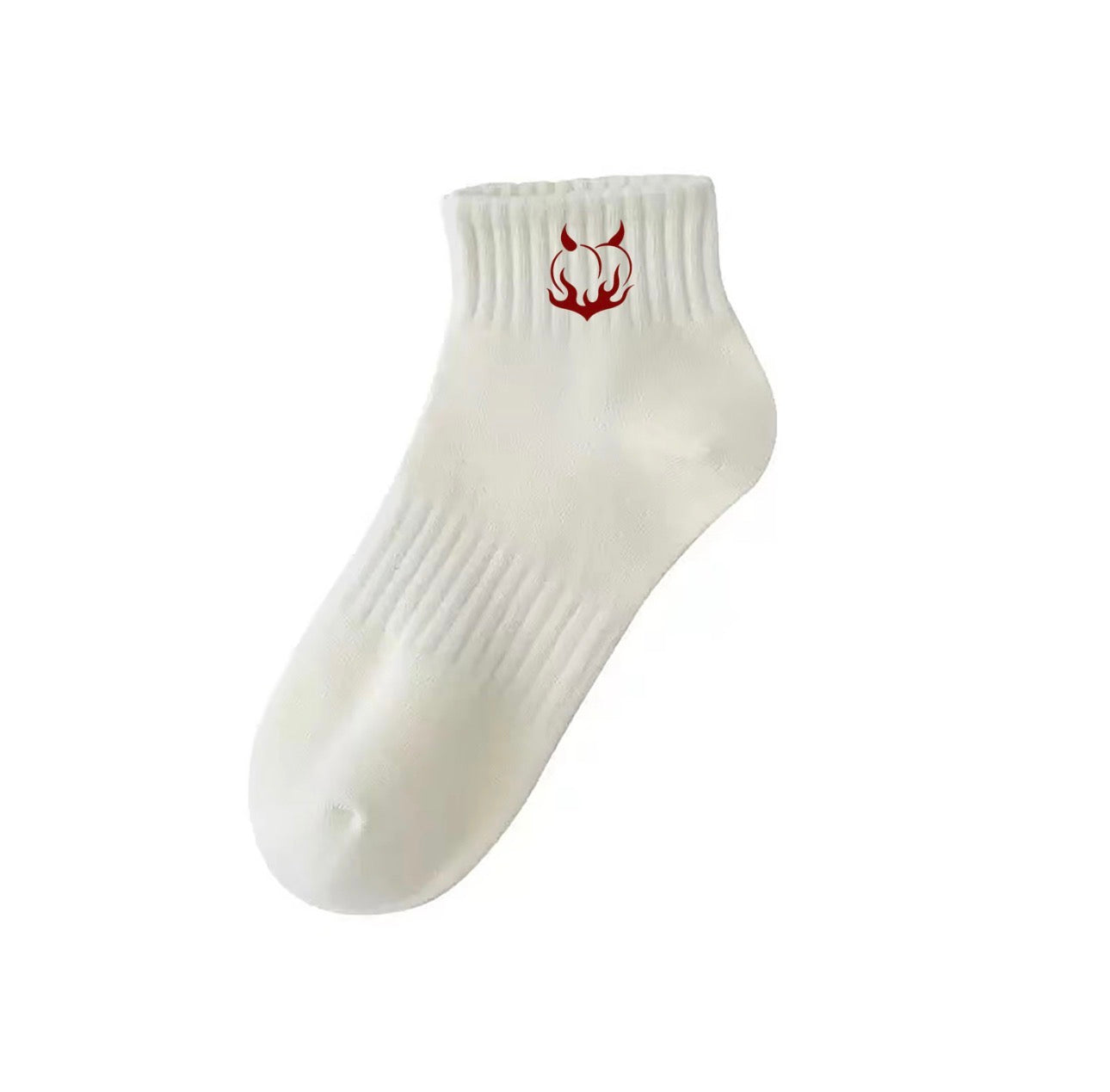 White Ankle Sock